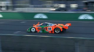 Mazda 787B screaming at le Mans ! Orgasmic 4 rotor sound ! Le Mans Classic 2022