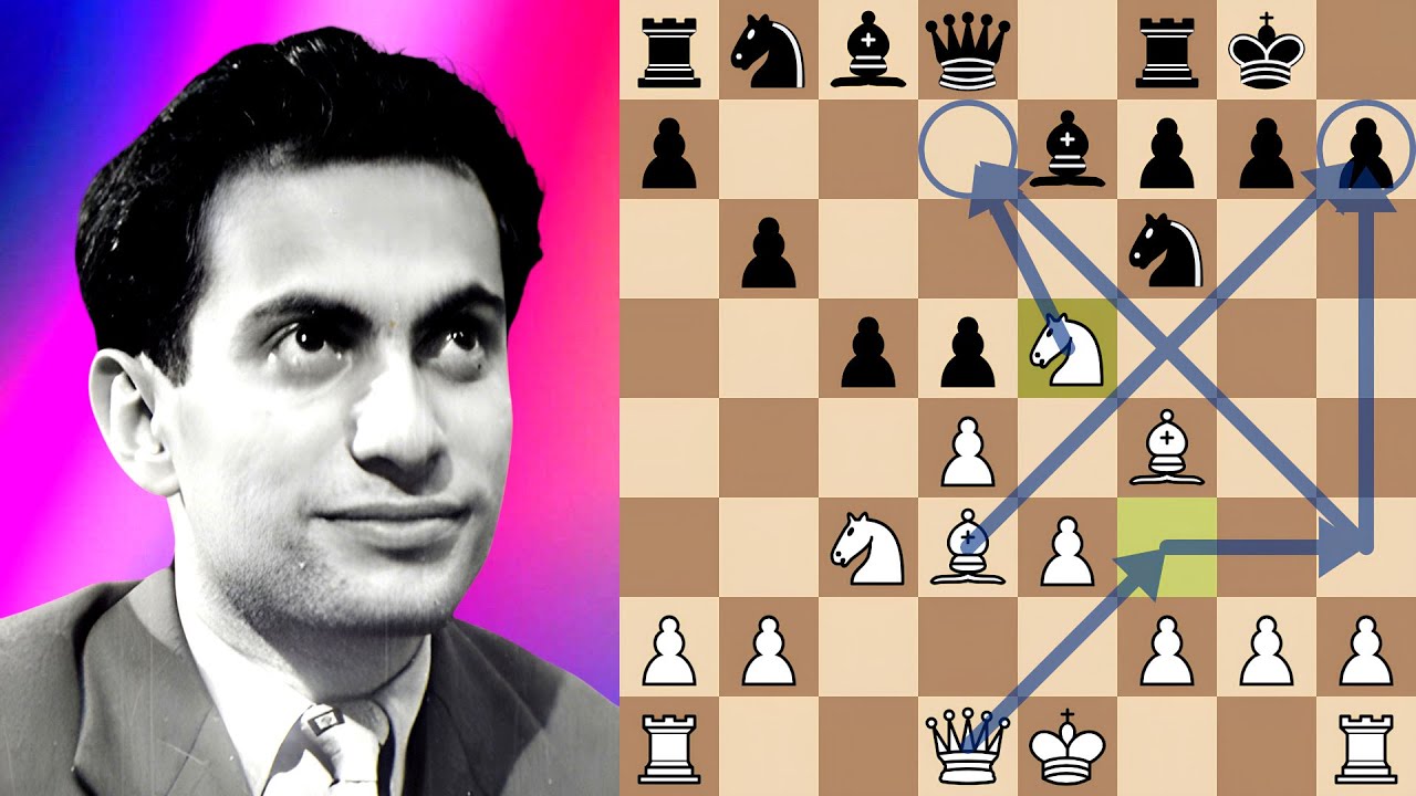 Mikhail Tal's Pillsbury Attack Annihilates Abramovic in 24 Moves