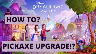 Celebrity Disney Dreamlight Valley- How to upgrade your pickaxe?- Removing ice crystals and big coral rocks!! Profile