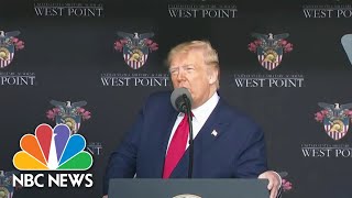 Trump Leads West Point Commencement Amid Criticism Of Militarys Role In Protests Nbc Nightly News