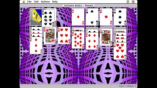 Apple Macintosh Longplay - Solitaire Antics - Demon screenshot 5