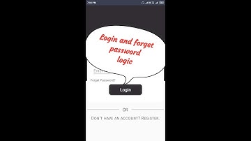 Social Media Android App login and forget password logic tutorial #4 | Instagram clone firebase