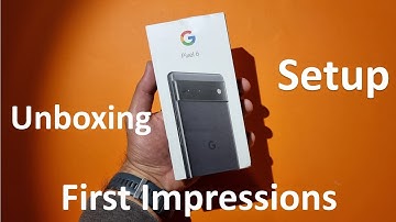 Google Pixel 6 Unboxing & First Impressions & Setup!