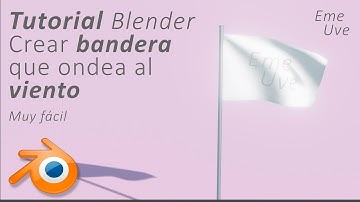 Tutorial Blender español para principiantes - Físicas de tejidos, bandera que ondea al viento