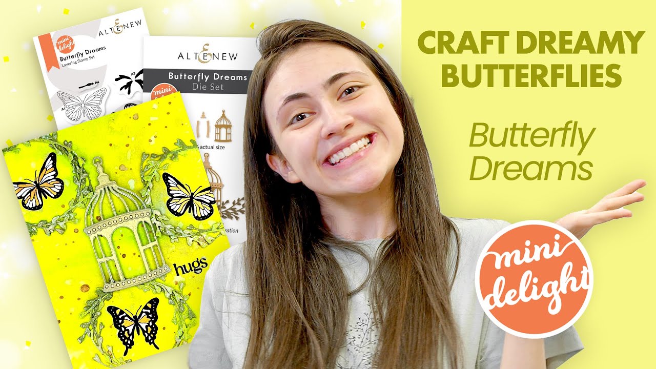 Mini Delight: Butterfly Dreams Stamp & Die Set