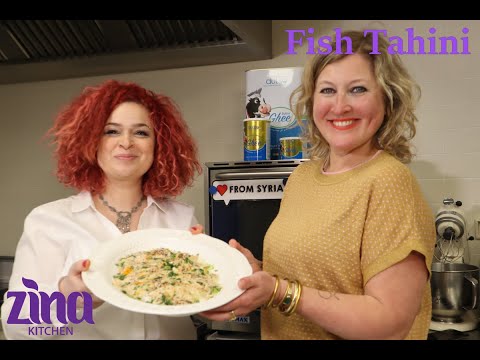 Cooking tajen Fish Tahini with Merijn Tolطاجن سمك على الطريقه اللبنانيه  - | #Ramadan Kareem!