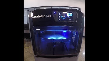 Stratasys J55 build time lapse 1min
