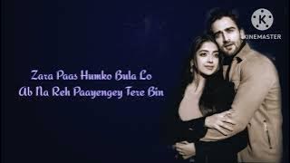 Tere Bin lyrics   Yasser Desai,Sireesha   Javed Mohsin   Rashmi Virag   Zayn Ibad Khan,Khushi Dubey