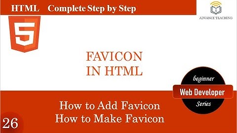 Favicon in HTML in Urdu/Hindi