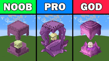 NOOB VS PRO VS HACKER Minecraft Pixel Art - Shulker in Minecraft