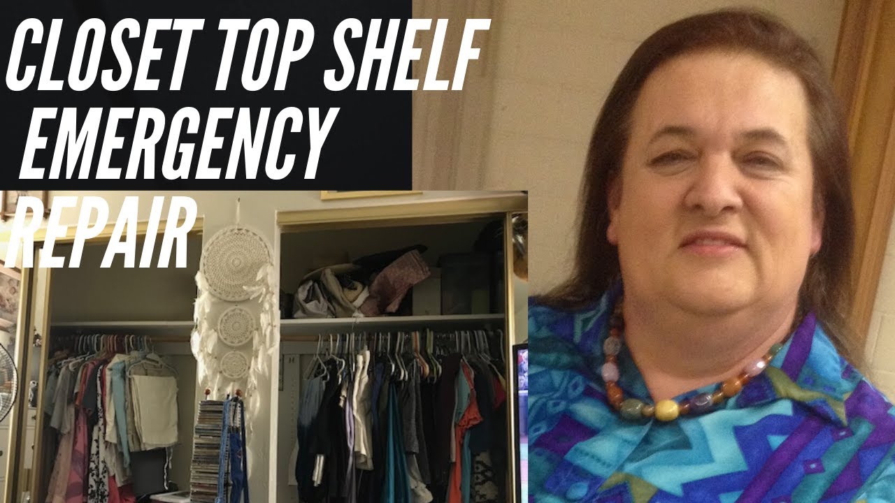 Closet Top Shelf Emergency Repair DIY - YouTube