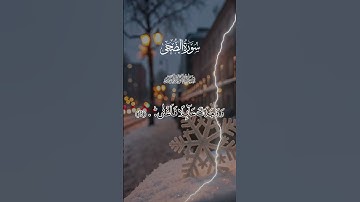 سورة الضحى #اكسبلور #الرحمن #لايك #القزابري #صباح_الخير #المصحف #تيك_توك #الثامن