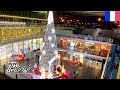 🇫🇷🎄☔️Paris Rainy Christmas Walk 2020 - 6th arrondissement to Hôtel de ville -【HDR 4K】