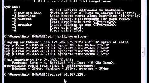 Traceroute Tutorial - Output of Trace Route from Server to Internet Connection