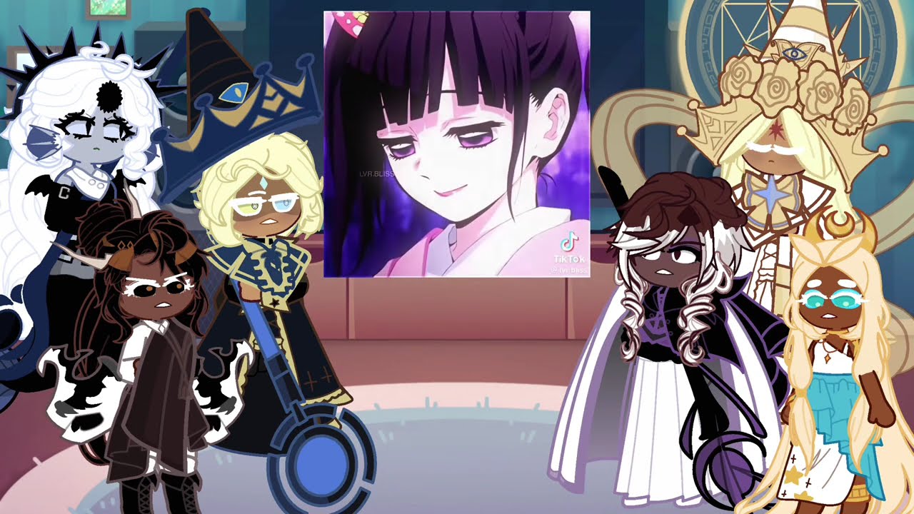 Cookie run kingdom react to kanao | Giyuu | Demon slayer | Gacha life 2