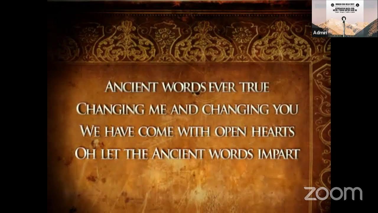 Wisdom. Ancient words. Ancient words. Ancient words. Ancient words.