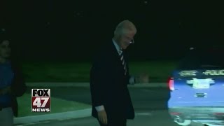 Bill Clinton visited Detroit on Wednesday