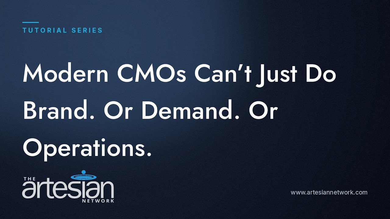 Modern CMOs Can't Just Do Brand, or Demand, or Operations