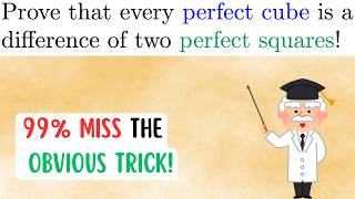 Prove Every Perfect Cube Is A Difference Of Two Perfect Squares