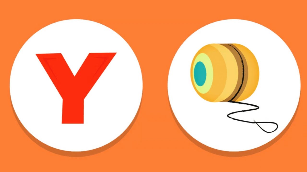 The letter Y for kids - learning ABCs - Alphabet for pre-school