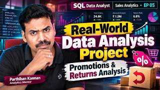 Real-World SQL Data Analyst Project | Promotions & Returns Analysis | Episode 05