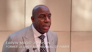 Magic Johnson talks about living with HIV