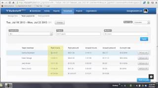 Timesheets, Employee Payments, Pay Rates, and Past Payments screenshot 5