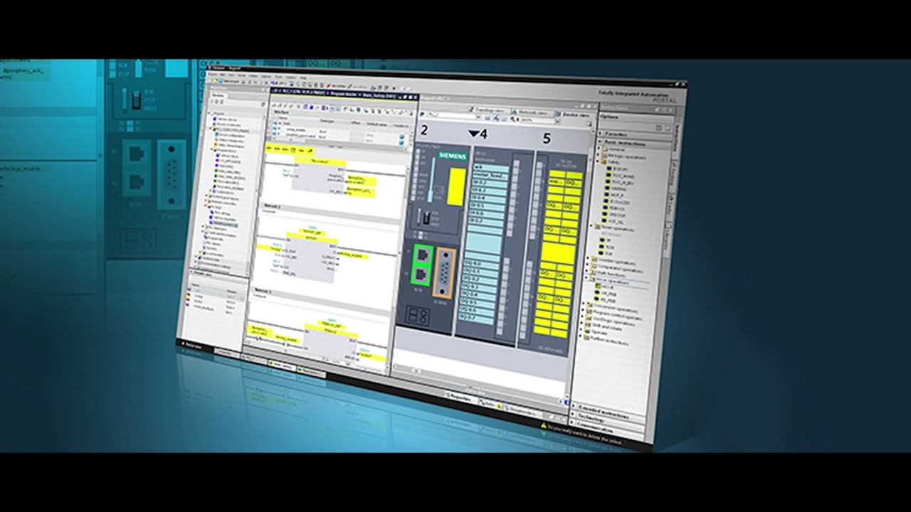 Tia Portal: Task programming tutorial.