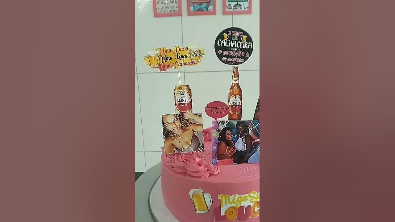 bolo tema barbie cachaceira