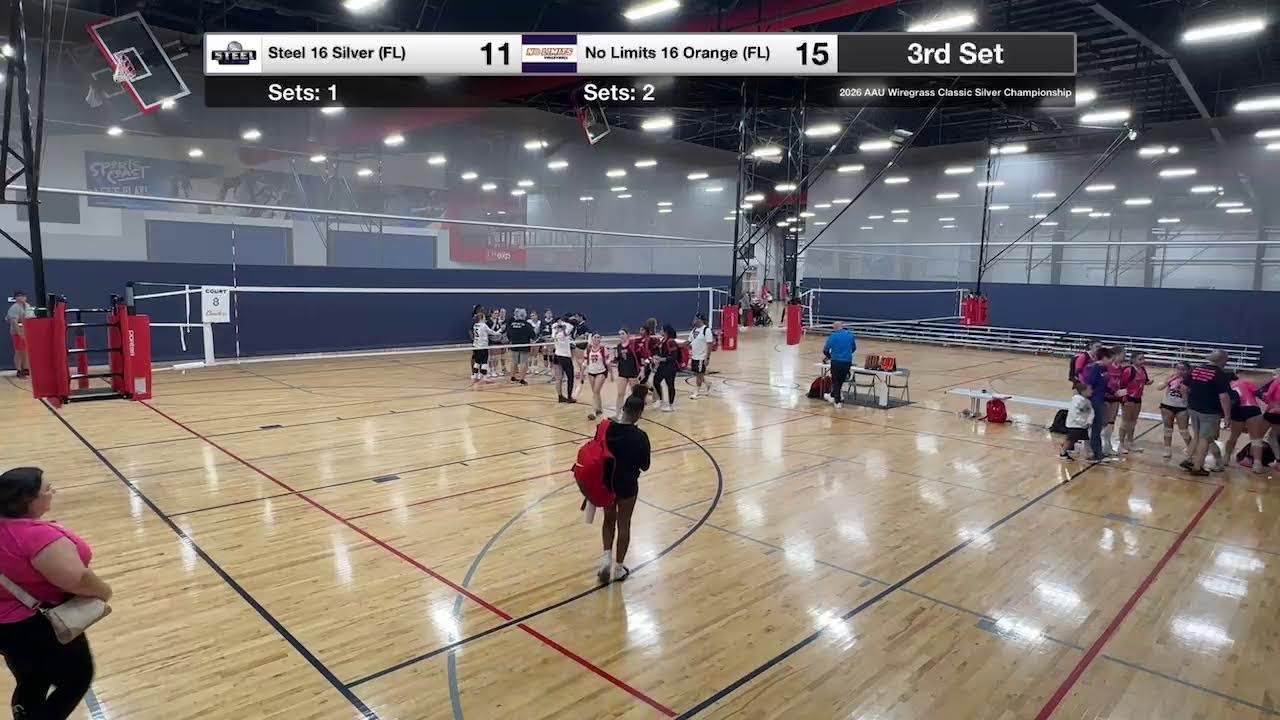 No Limits 16 Orange (FL) vs Steel 16 Silver (FL) #volleyball