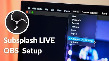 How to setup OBS with Subsplash LIVE | 2023 Tutorial