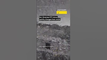 Ukrainian FPV Drone Found Russian Infantrymen Hiding in a Building #warinukraine #drone