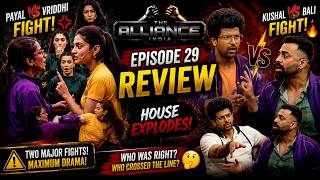 Alliance Episode Full Episode 29 Review |  Payal & Niti felt Targetted | Kusha & Vanshaj  Together