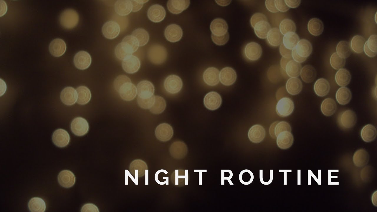 my relaxing student night routine 🌙