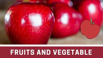Lets Learn Fruits & Vegetables - Apple Fruit video for  kids