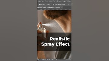 Learn how to create a realistic perfume spray effect in Photoshop