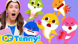 Doctor Tenny's Boo Boo Song | Baby Shark Family is Sick! | Hospital Play | Hey Tenny!