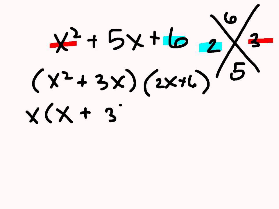 factor quadratic equation