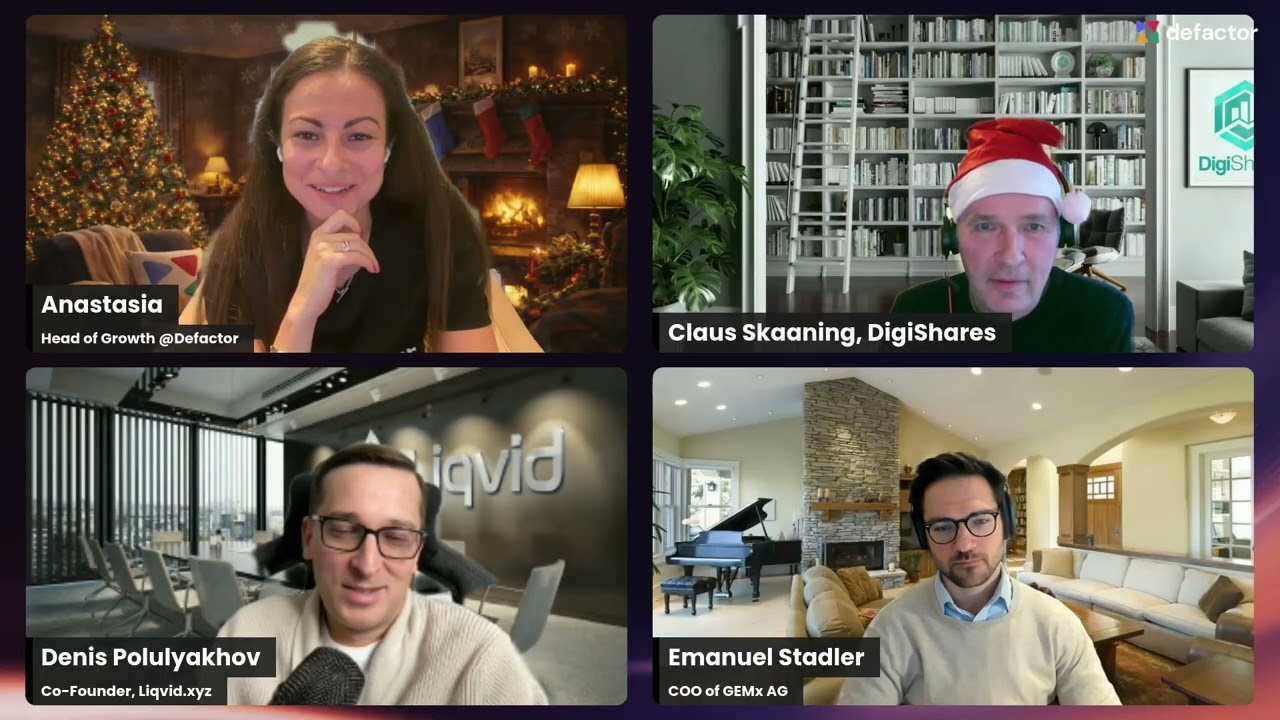 2025 in Review & What’s Next in 2026 | AMA with Defactor, DigiShares, GemX and Liqvid.xyz