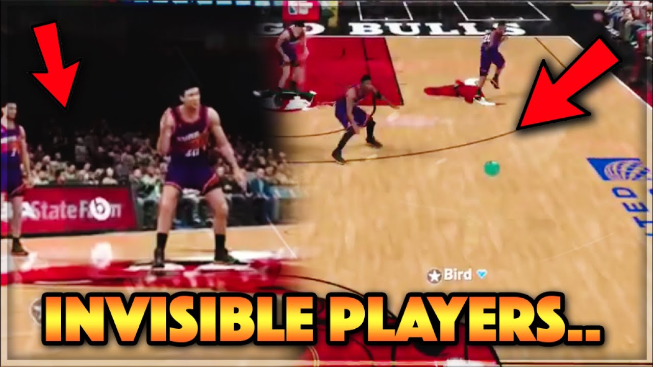 There is an INVISIBLE PLAYERS GLITCH in nba 2k21 myteam....
