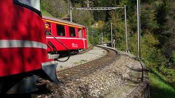 Riding the Rhaetian Railways to Arosa - with Cabviews - Part 1