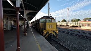 Spirit Of The Outback Train Arriving And Leaving Emerald, Central Queensland