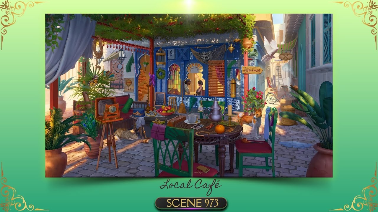 June's Journey Scene 973 | Vol 4 Ch 20 | Local Café | Mastered Scene | 4K ULTRA HD