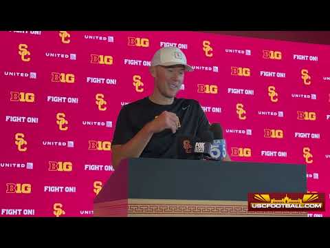 USC HC Lincoln Riley on penalties, travel plans ahead of Rutgers