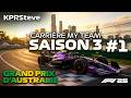 F1 25 carrière my team saison 3 #1 grand prix d australie un podium pour commencer la saison ?