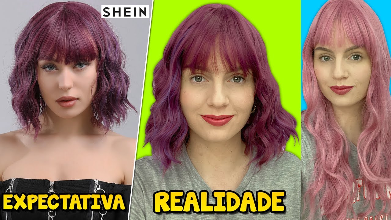 COMPREI AS PERUCAS MAIS BARATAS DA SHEIN *gastei pouco e me dei bem!*