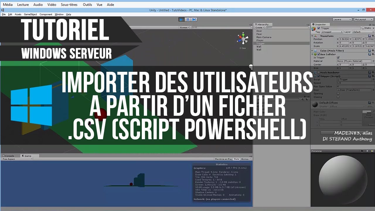 [POWERSHELL] Windows Server 2012 R2 - Importer utilisateurs fichier ...