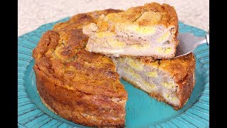 TORTA DE BANANA CREMOSA MAIS FÁCIL DO MUNDO – SUPER RÁPIDA E MARAVILHOSA