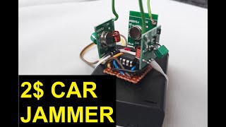 2$  car key JAMMER DIY. Relay attack / keyless car hack / car hacking protection  part 2