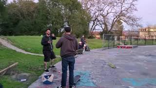 Kiyos Ai View Of Endless Progression Under The Full Moon At The Skatepark